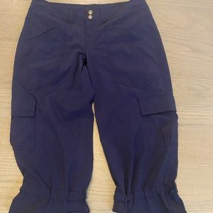 Athleta Navy Blue Stylish Capri - Size 0